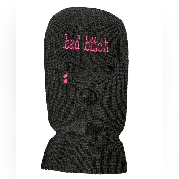 Bad bishhh black ski mask balaclava